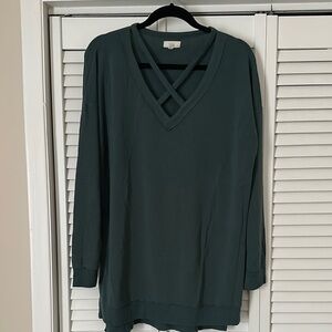 Elegant Green Women's Top